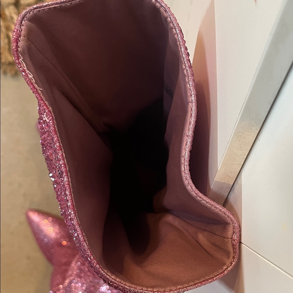 Dazzling Jewel Pink Over-the-Knee Thigh High Boots. Vivianne/VIVI 13S1. Size 7.5 - Picture 4 of 7